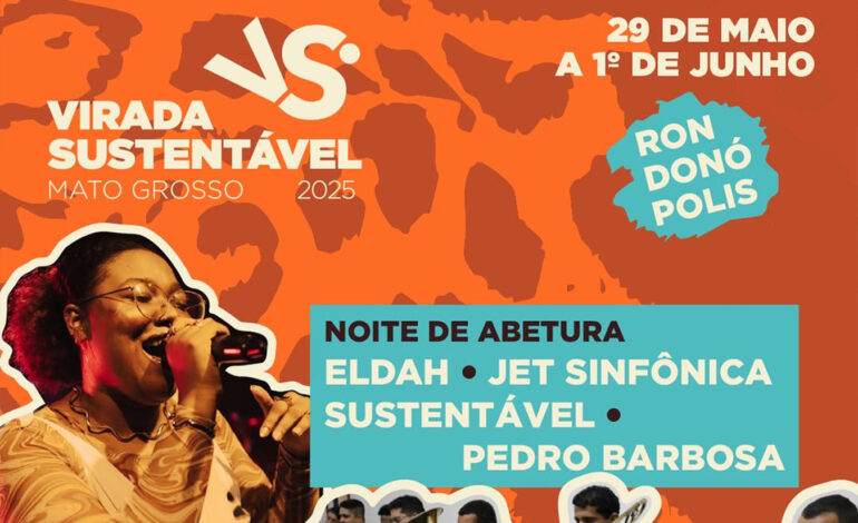  Virada Sustentável chega em Rondonópolis com cultura, música, arte e muito amor pelo planeta!
