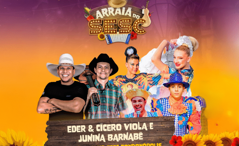  🌽🎉 Tá chegando o Arraiá do Sesc Rondonópolis com muita música, dança e diversão!